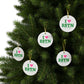 I Heart ESTN Glass Ornaments