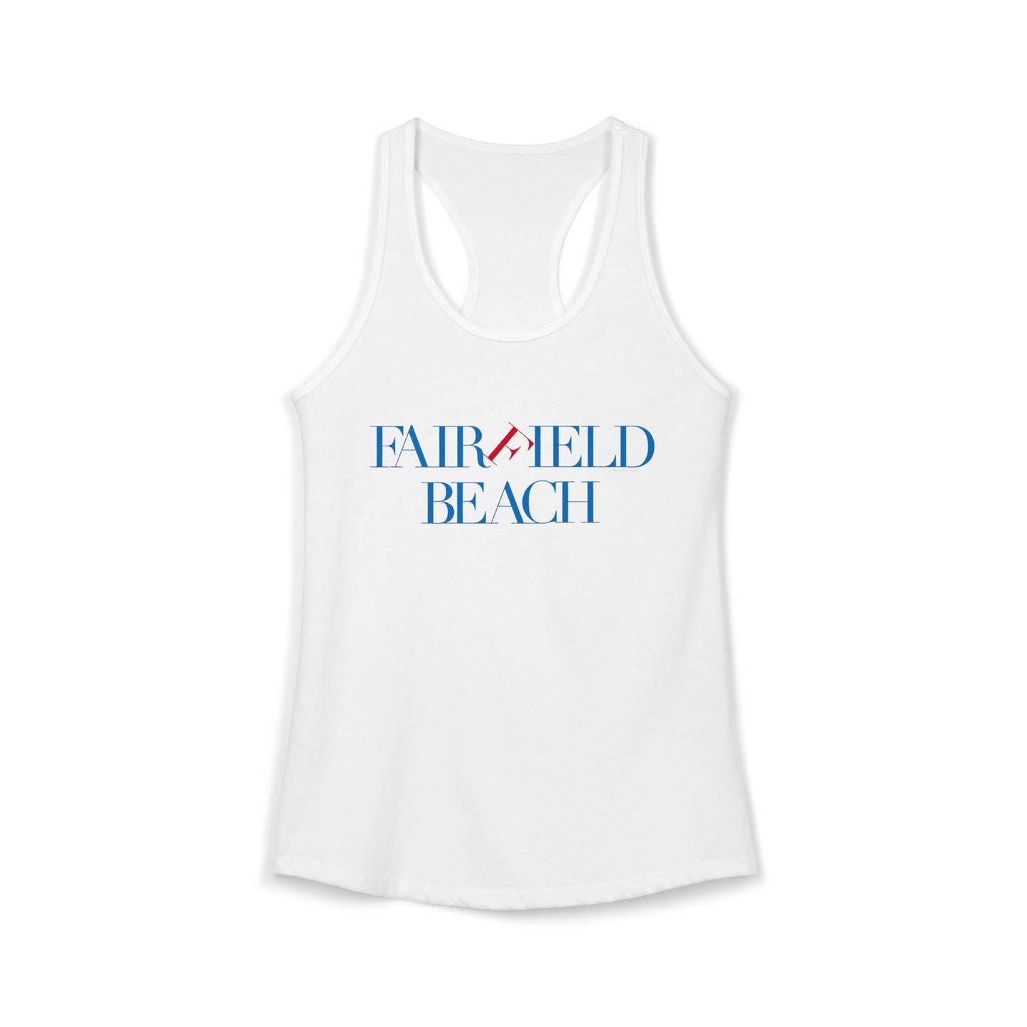41 Tilt Fairfield Beach Women's Ideal Racerback Tank Top