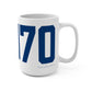 06470 Newtown Connecticut Zip Code Mug 15oz