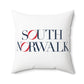 41 Tilt South Norwalk Spun Polyester Square Pillow