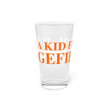 Just a kid from Ridgefield Pint Glass, 16oz