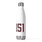 06051 New Britain Connecticut Zip Code 20 oz Insulated Bottle