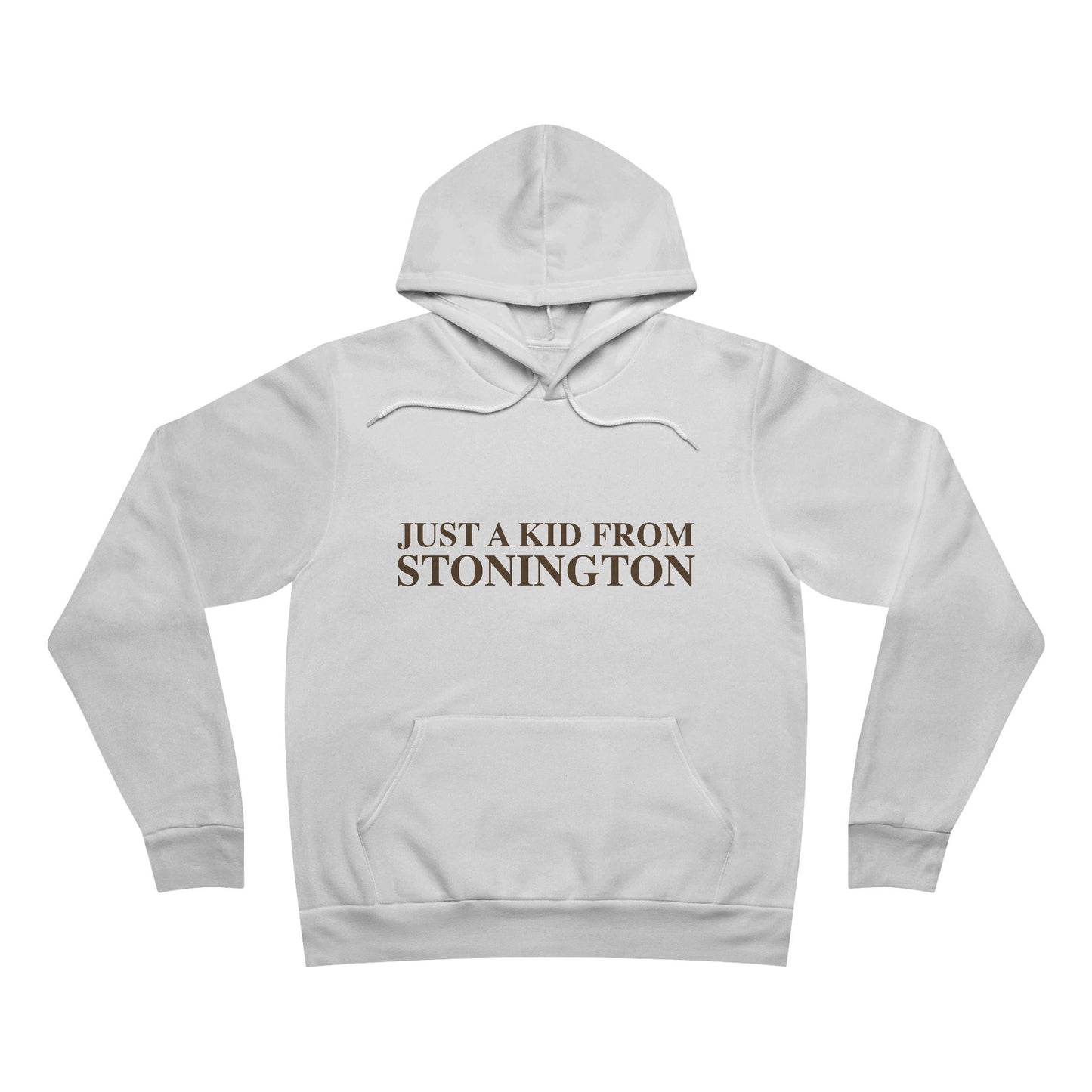 Just a kid from Stonington Unisex Sponge Fleece Pullover Hoodie