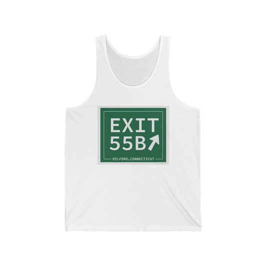 Vintage Exit 55B WCP Sign Unisex Jersey Tank Top