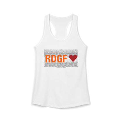 Ridgefield Love  Women's Ideal Racerback Tank Top