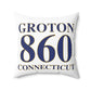 Groton 860 Connecticut Spun Polyester Square Pillow