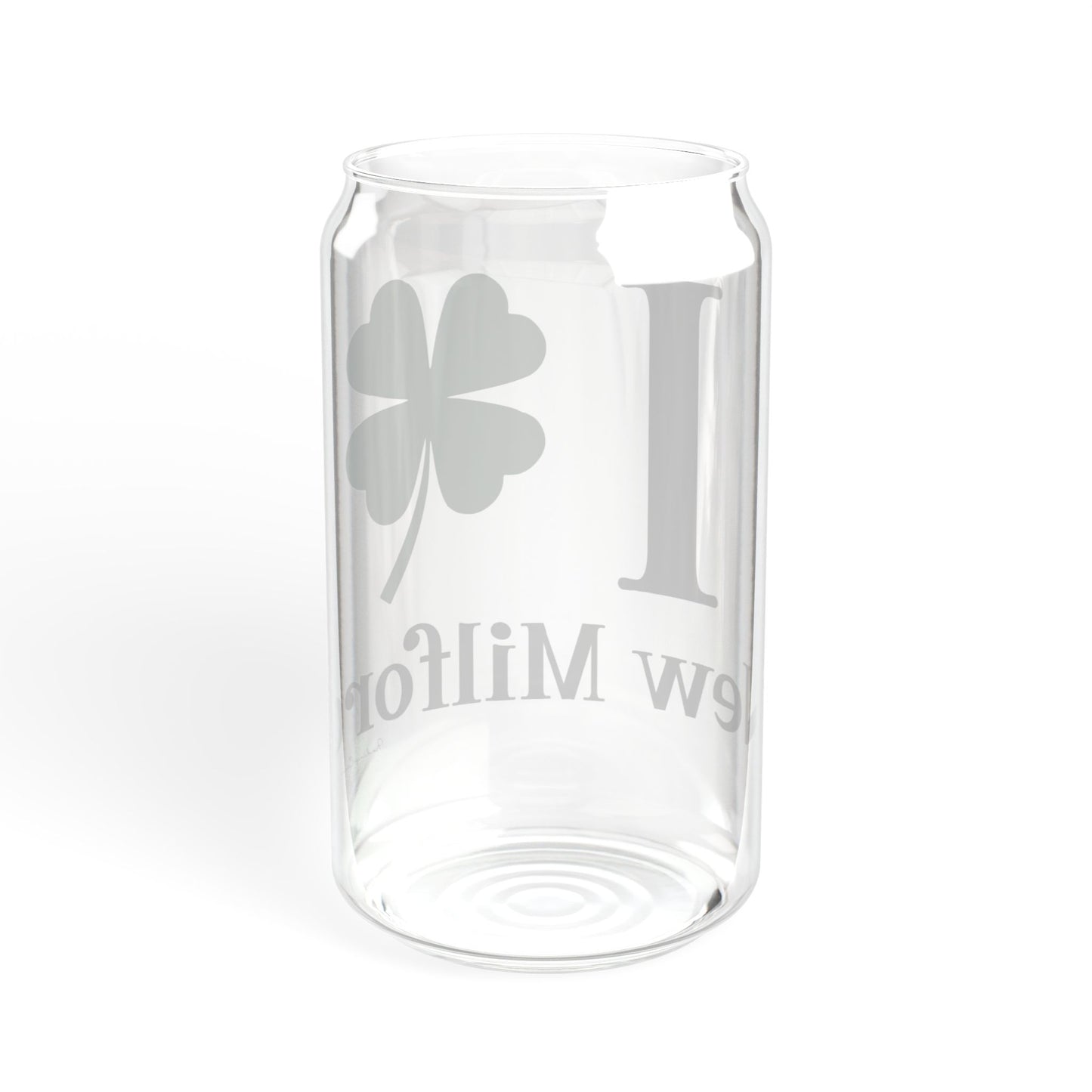 I Clover New Milford Sipper Glass, 16oz