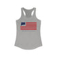Bristol Connecticut Flag Women's Ideal Racerback Tank Top