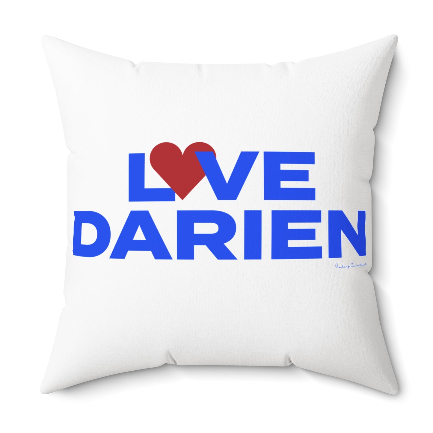 Love Darien Spun Polyester Square Pillow