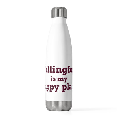 Wallingford is My Happy Place 20 oz Insulated Bottle