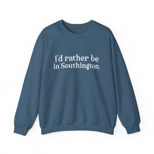 I’d rather be in Southington Unisex Heavy Blend™ Crewneck Sweatshirt