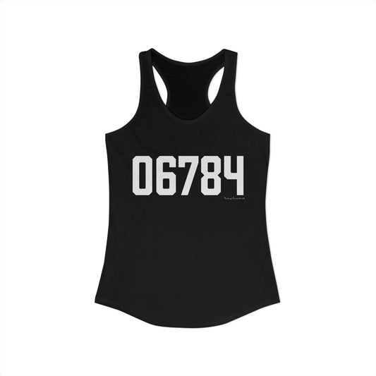 06784 Sherman CT Zip Code Women's Ideal Racerback Tank Top