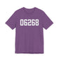 06268 Storrs CT Zip Code Unisex Jersey Short Sleeve T-Shirt