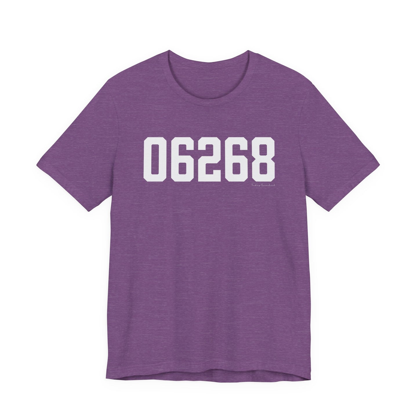 06268 Storrs CT Zip Code Unisex Jersey Short Sleeve T-Shirt