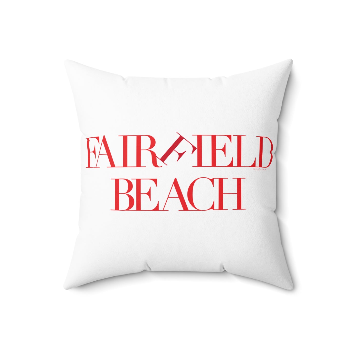 41 Tilt Fairfield Beach Spun Polyester Square Pillow