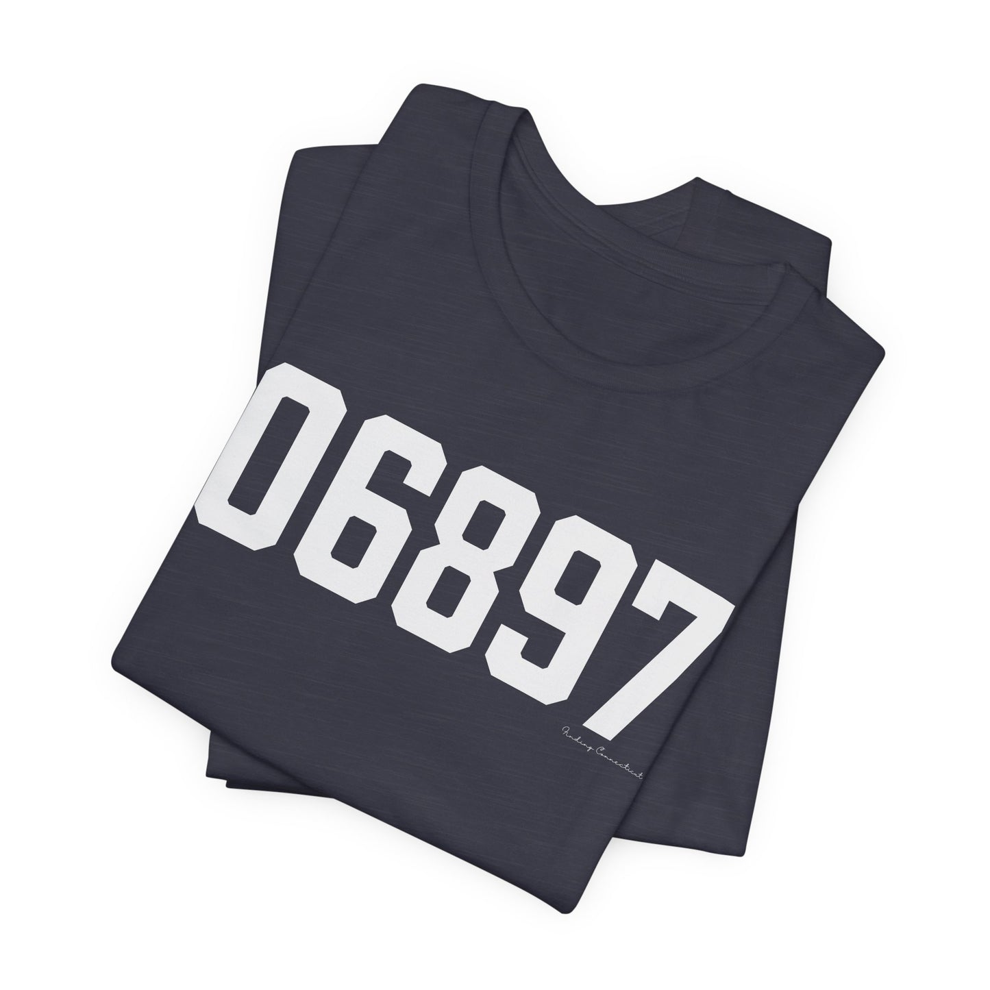 06897 Wilton CT Zip Code Unisex Jersey Short Sleeve T-Shirt