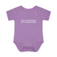 Just a kid from New Hartford Infant Baby Rib Bodysuit