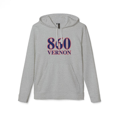 860 Vernon Red White & Blue adidas Unisex Fleece Hoodie