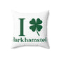I Clover Barkhamsted Spun Polyester Square Pillow