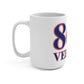 860 Vernon Red, White & Blue Mug 15oz