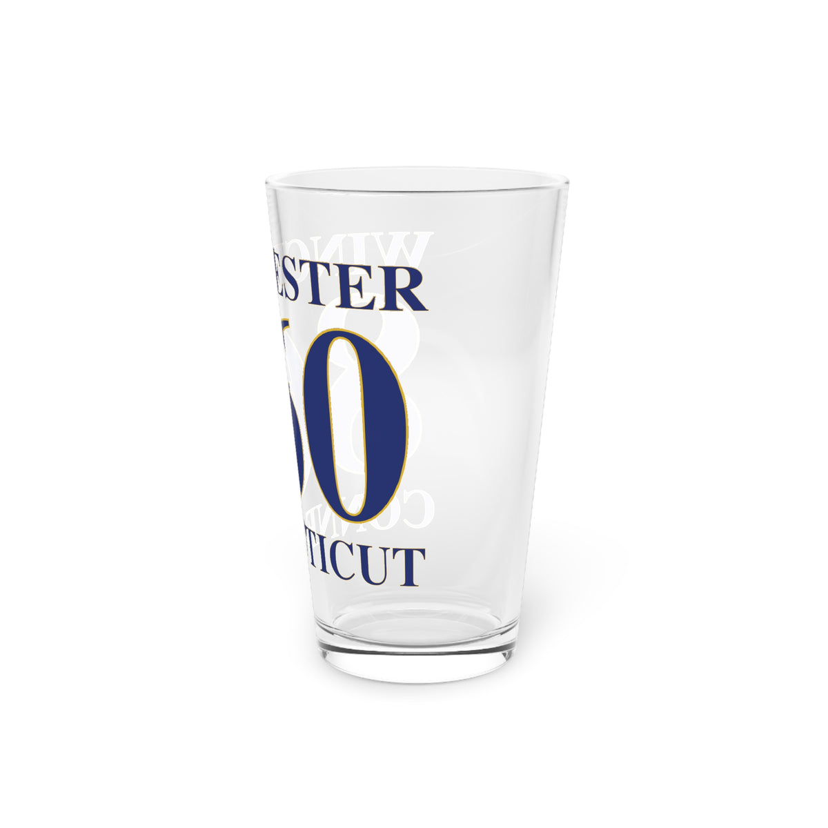 Winchester 860 Connecticut Pint Glass, 16oz
