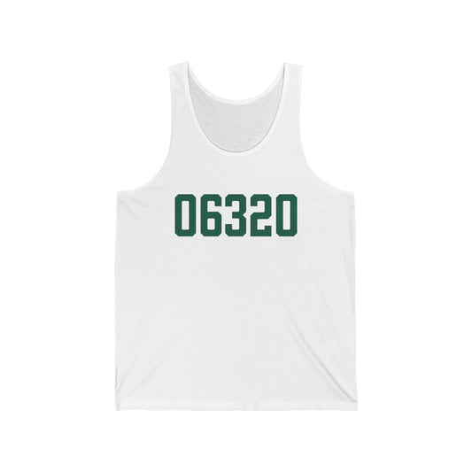06320 - New London CT Zip Code Unisex Jersey Tank