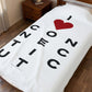 Connecticut Vision Velveteen Plush Blanket