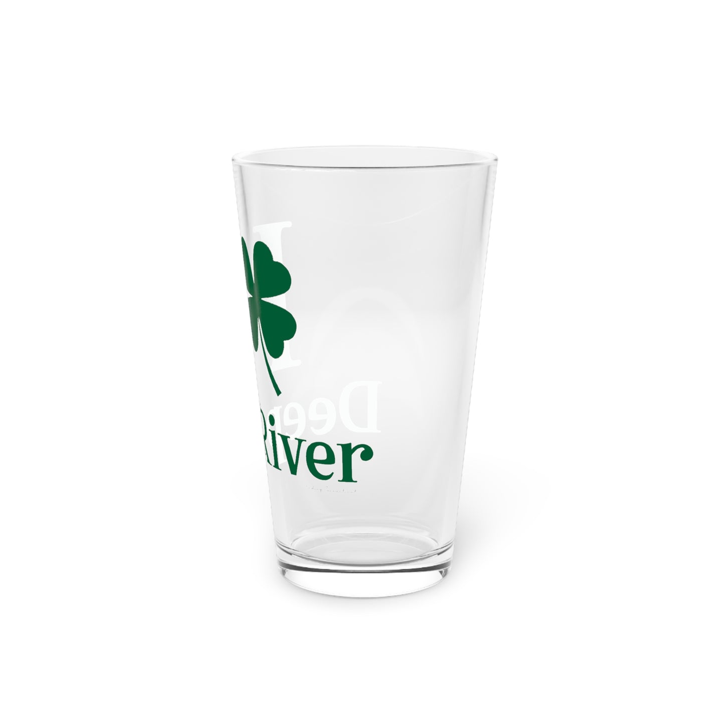 I Clover Deep River Pint Glass, 16oz
