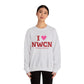 I Heart NWCN Unisex Heavy Blend™ Crewneck Sweatshirt