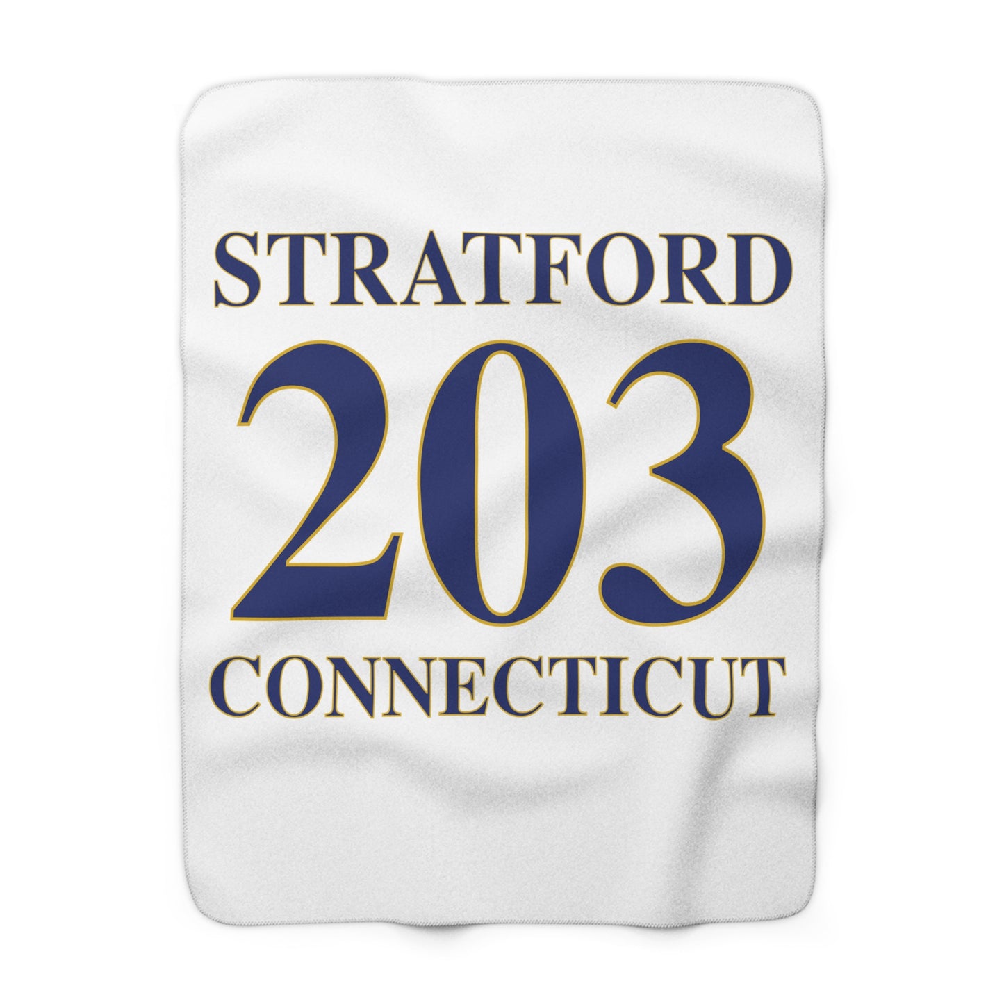 Stratford 203 Connecticut  Sherpa Fleece Blanket