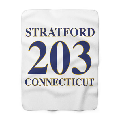 Stratford 203 Connecticut  Sherpa Fleece Blanket