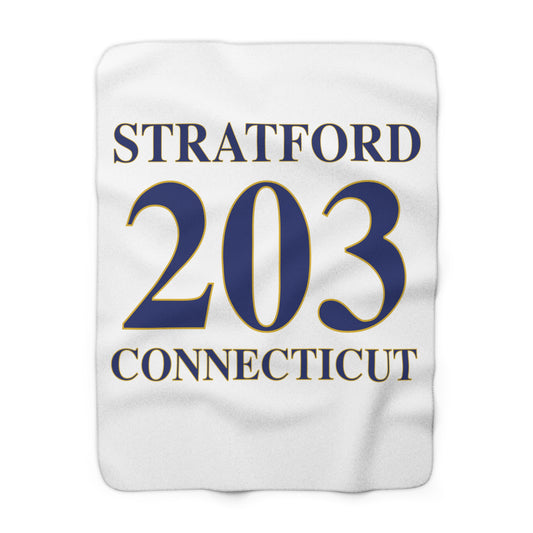Stratford 203 Connecticut  Sherpa Fleece Blanket