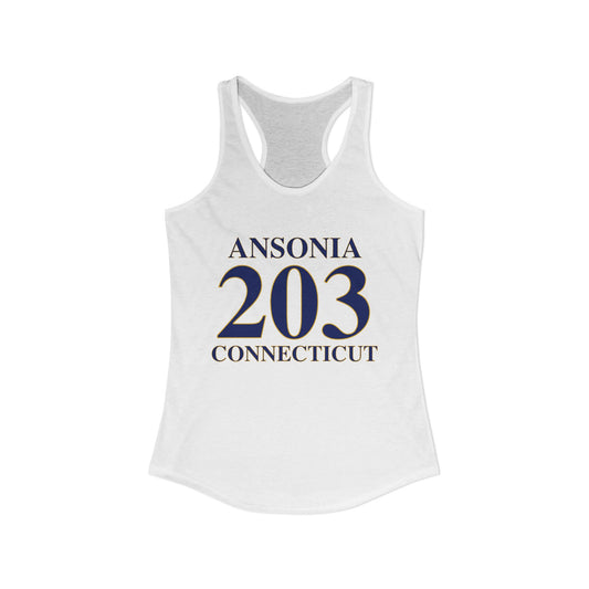 Ansonia 203 Connecticut Women's Ideal Racerback Tank Top