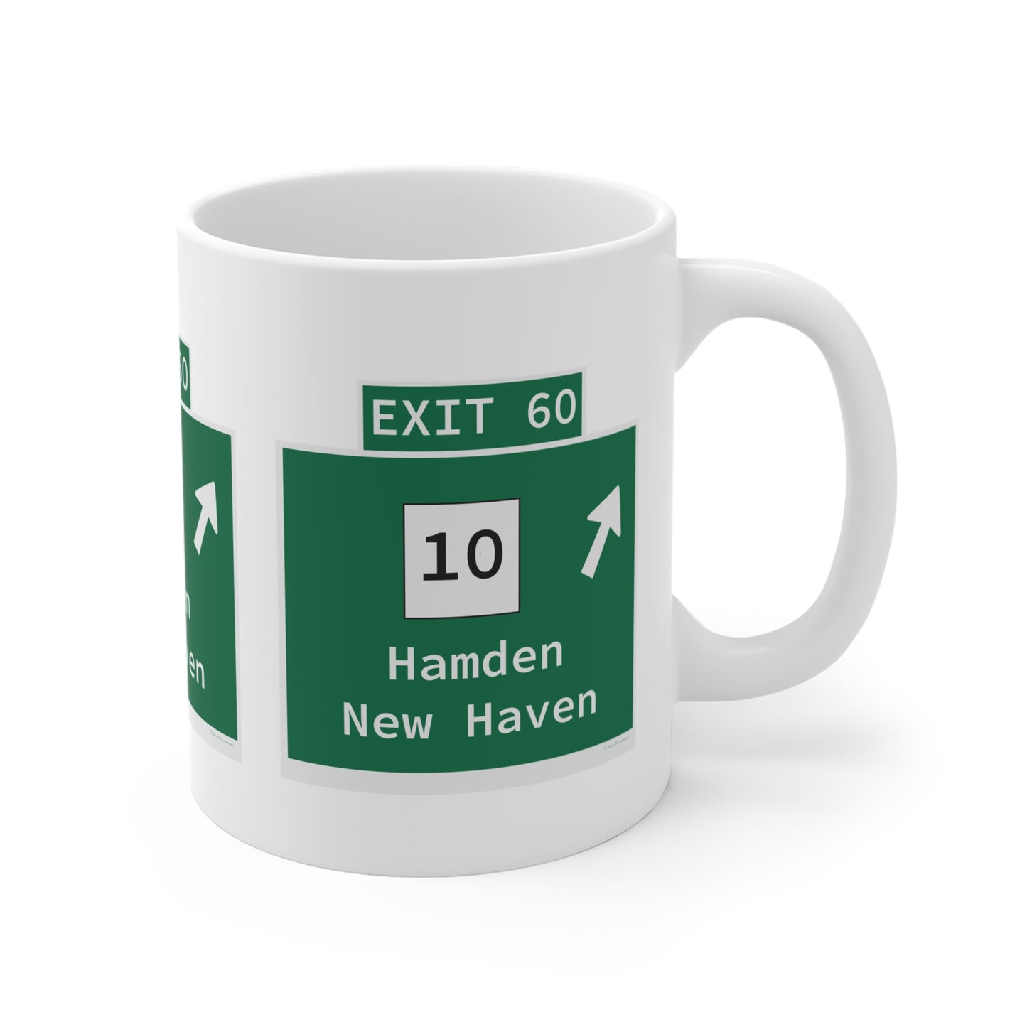 Vintage WCP Exit 60 Sign Mug 11oz