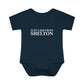 Just a kid from Shelton Infant Baby Rib Bodysuit