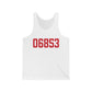 06853 Norwalk Connecticut Zip Code Unisex Jersey Tank Top