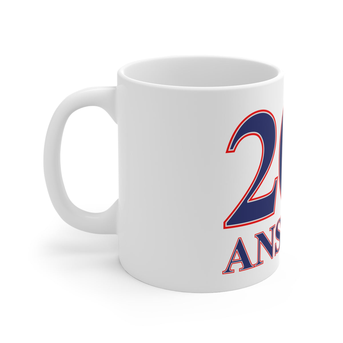 Ansonia Red, White & Blue Mug 11oz