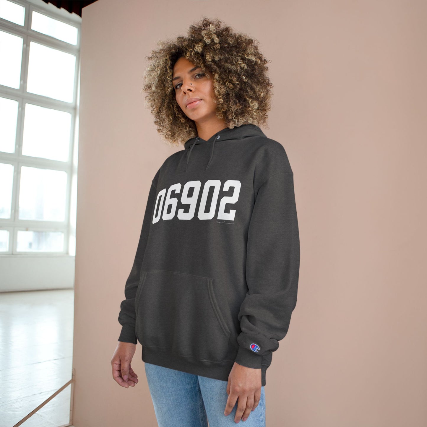 06902 Stamford CT Zip Code Champion Hoodie Sweatshirt