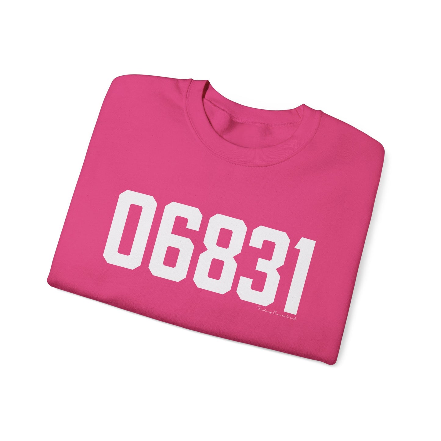 06831 - Greenwich CT Zip Code Unisex Heavy Blend™ Crewneck Sweatshirt