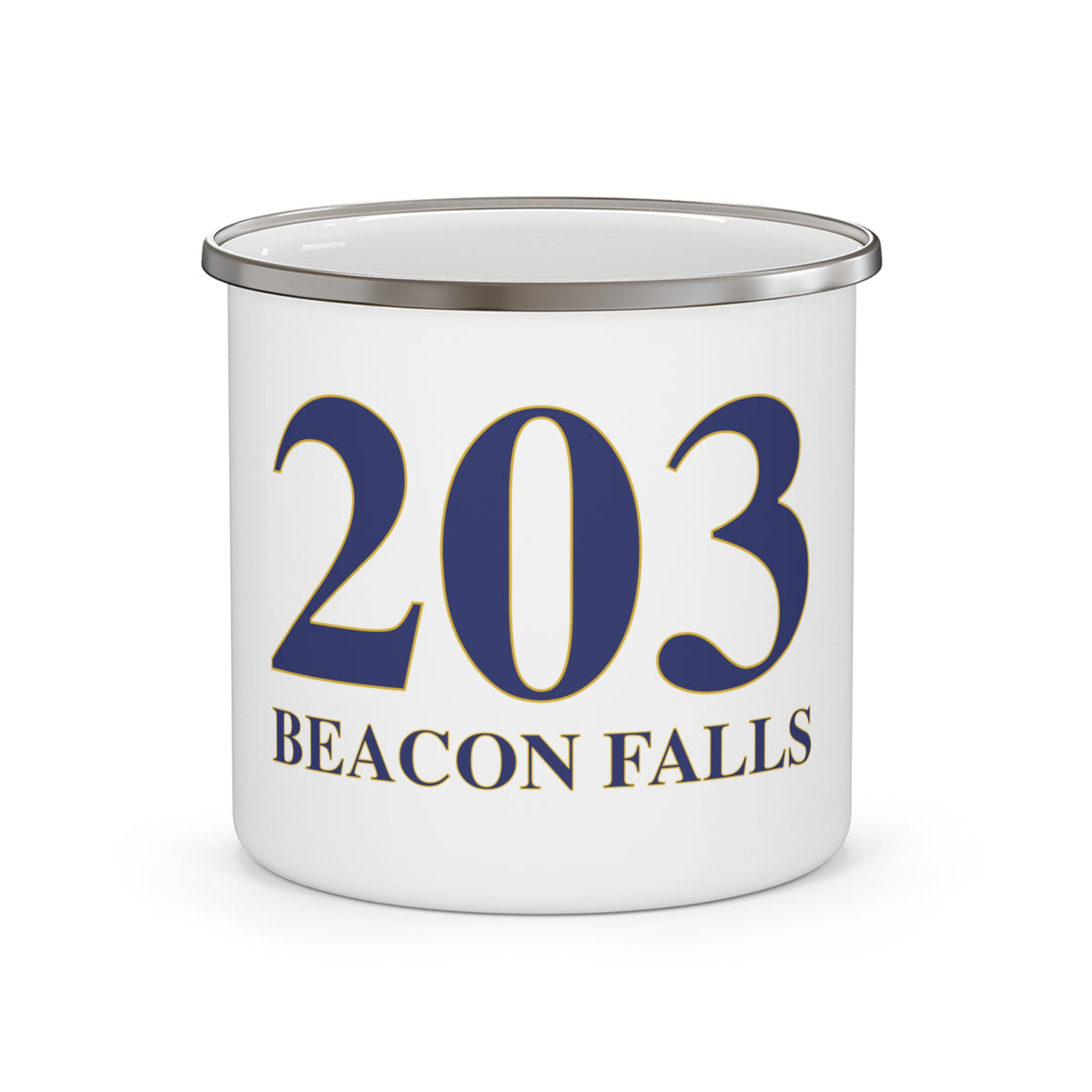 203 Beacon Falls Enamel Camping Mug