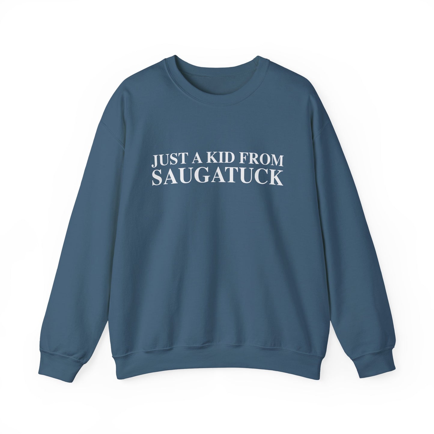 Just a kid from Saugatuck Unisex Heavy Blend™ Crewneck Sweatshirt