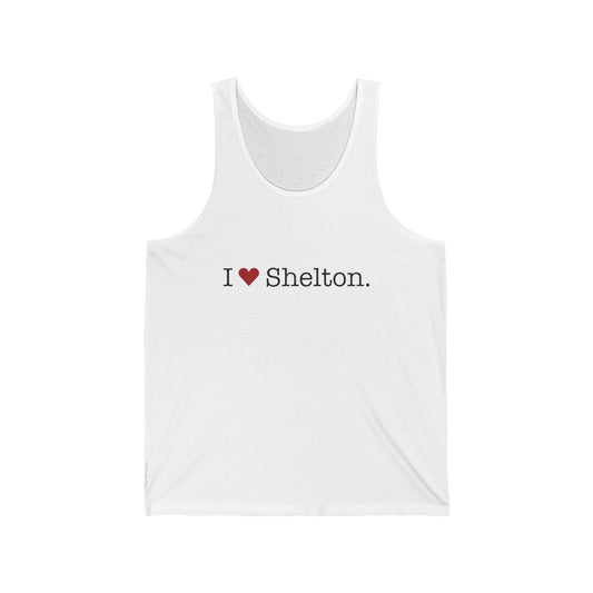 I Heart Shelton. Unisex Jersey Tank Top
