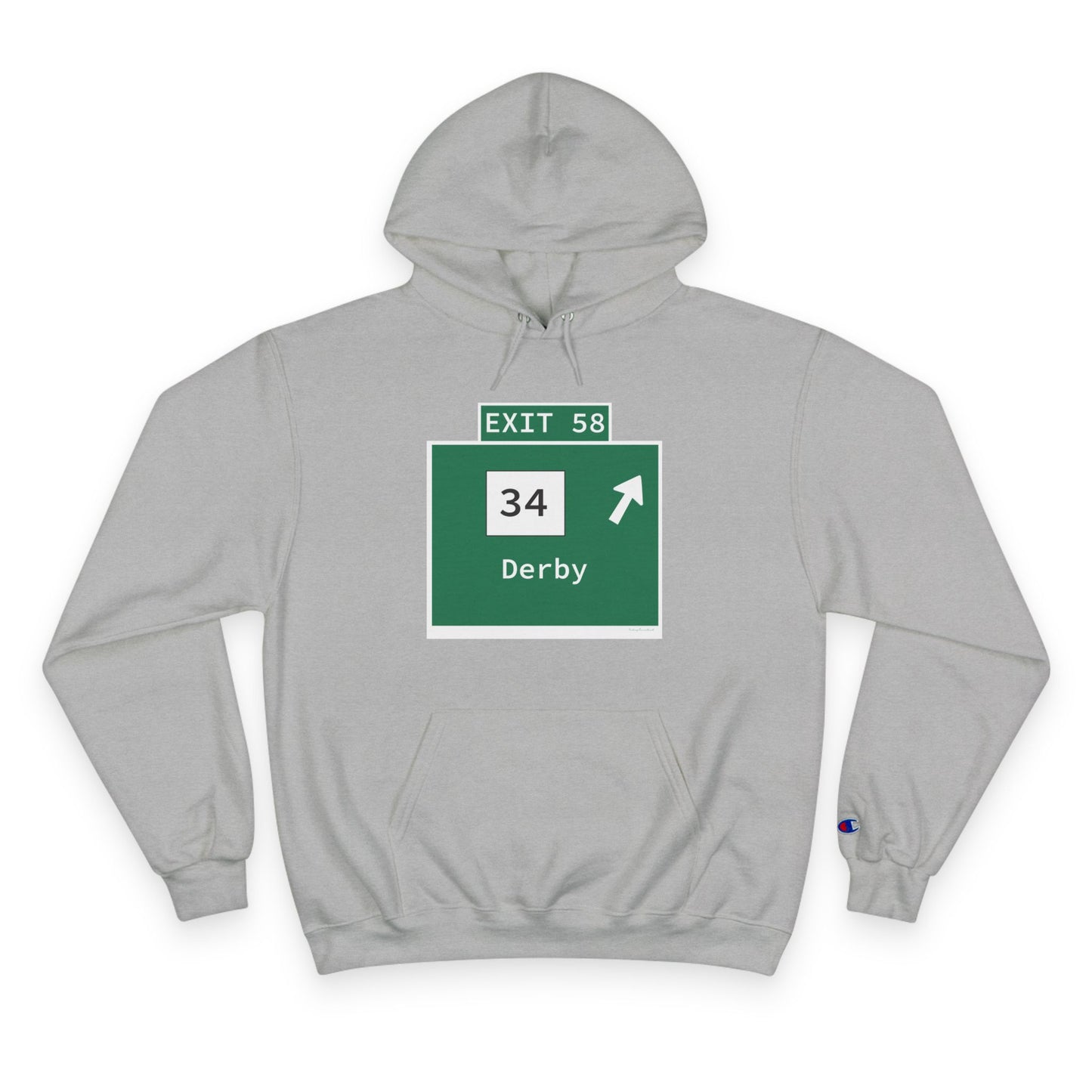 Vintage WCP Exit 58 Sign Champion Hoodie
