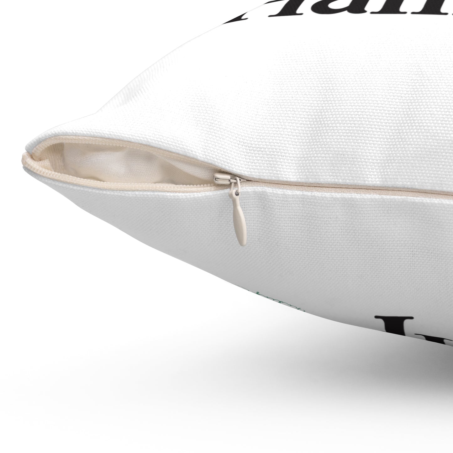 I Clover Hampton Spun Polyester Square Pillow