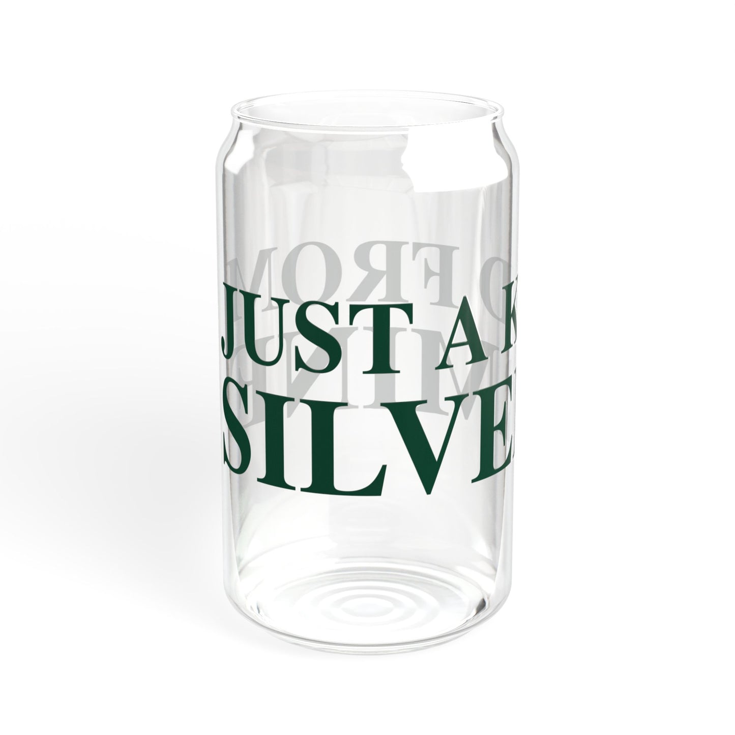 I Really Really Miss Silvermine Sipper Glass, 16oz