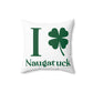 I Clover Naugatuck Spun Polyester Square Pillow