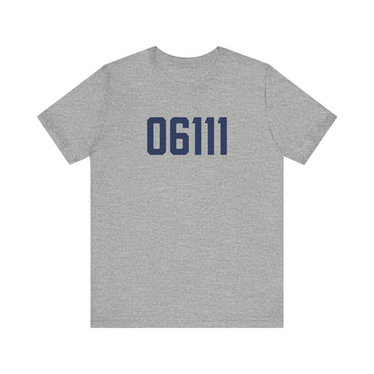 06111 Newington Connecticut Zip Code Unisex Jersey Short Sleeve T-Shirt