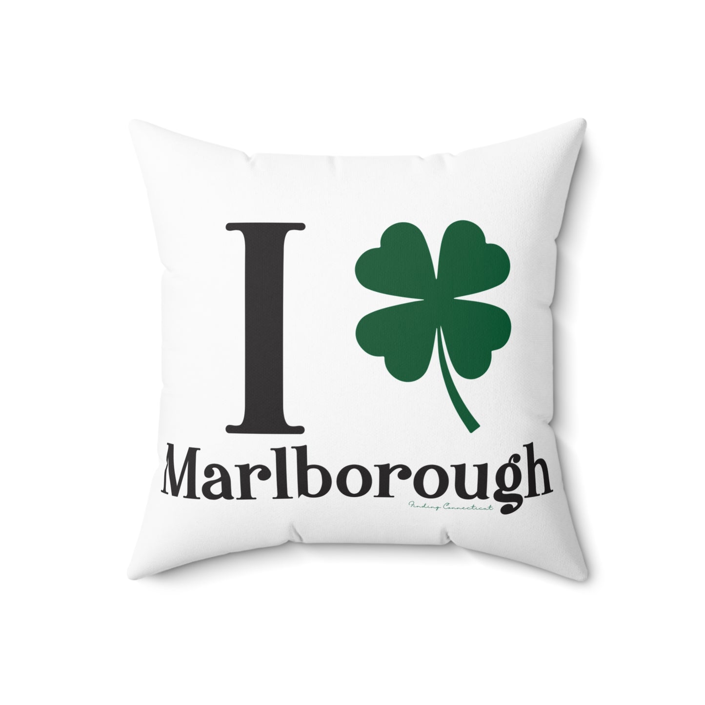 I Clover Marlborough Spun Polyester Square Pillow