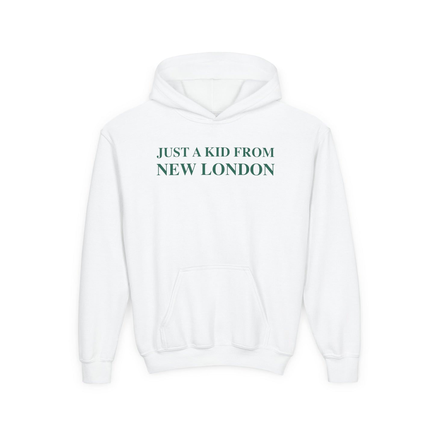Just a kid from New London Youth Heavy Blend Hooded Sweatshirt