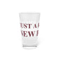 Just a kid from New Britain Pint Glass, 16oz